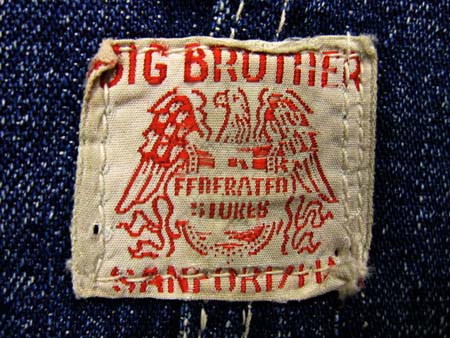 限定出品　BIG BROTHER チンスト付き　ヴィンテージ カバーオール 1940年代 VINTAGE BIG BROTHER チンスト