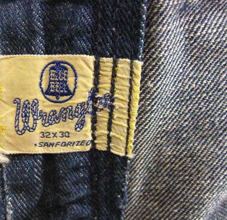 1950年代 VINTAGE WRANGLER 11MWZ 縦