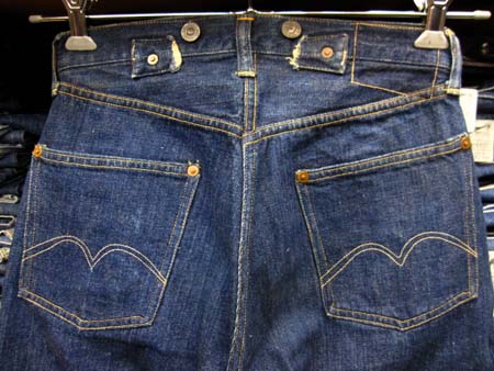 1922年 VINTAGE LEVI'S 503BXX サスペンダーボタン付き ムキ出し